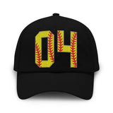 Love Baseball - Personalized Softball Embroidered Classic Cap