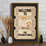Welcome To The Poundtown Inappropriate Adult - Personalized Couple Canvas And Poster