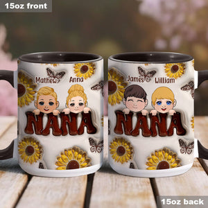Best Grandma/Nana/Mimi Ever - Gift for grandma - Personalized Accent Mug