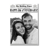 The Wedding Time - Personalized Husband And Wife Canvas And Poster