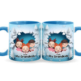 My Grandkids - Personalized Grandma Accent Mug