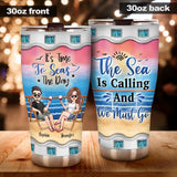 Time To Seas The Day - Personalized Cruising Tumbler