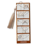 Four Seasons Reading Tracker - Personalized Book Bookmark