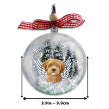 Forever In my Heart - Gift for dog lovers, cat lover - Personalized Snow Globe Ornament