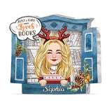 Just A Girl Who Loves Books - Personalized Book Custom Shaped Acrylic Plaque