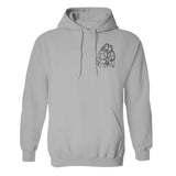 Custom Line Art - Personalized Sibling Embroidered Hoodie