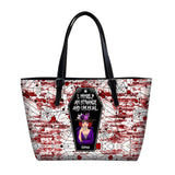 I Myself Am Strange and Unusual - Personalized Witch Leather Bag