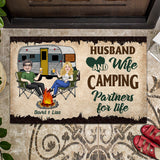 Camping Partners For Life - Personalized Camping Doormat