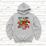 Just A Girl Who Loves Christmas - Personalized Christmas T-shirt And Hoodie