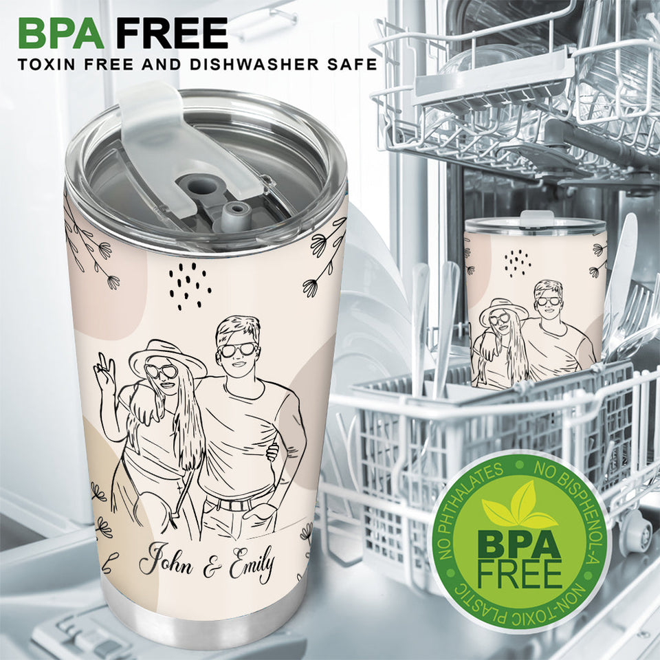 You Are The Only One - Personalized Couple Tumbler