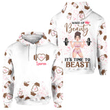 Wake Up Beauty - Personalized Fitness All Over Shirt