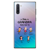 This Grandpa Belongs To - Personalized Grandpa Clear Phone Case