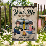 Making Memories One Campsite At A Time - Personalized Camping Garden Flag