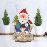 Holiday Present - Personalized Grandma Freestanding Wood Plaque