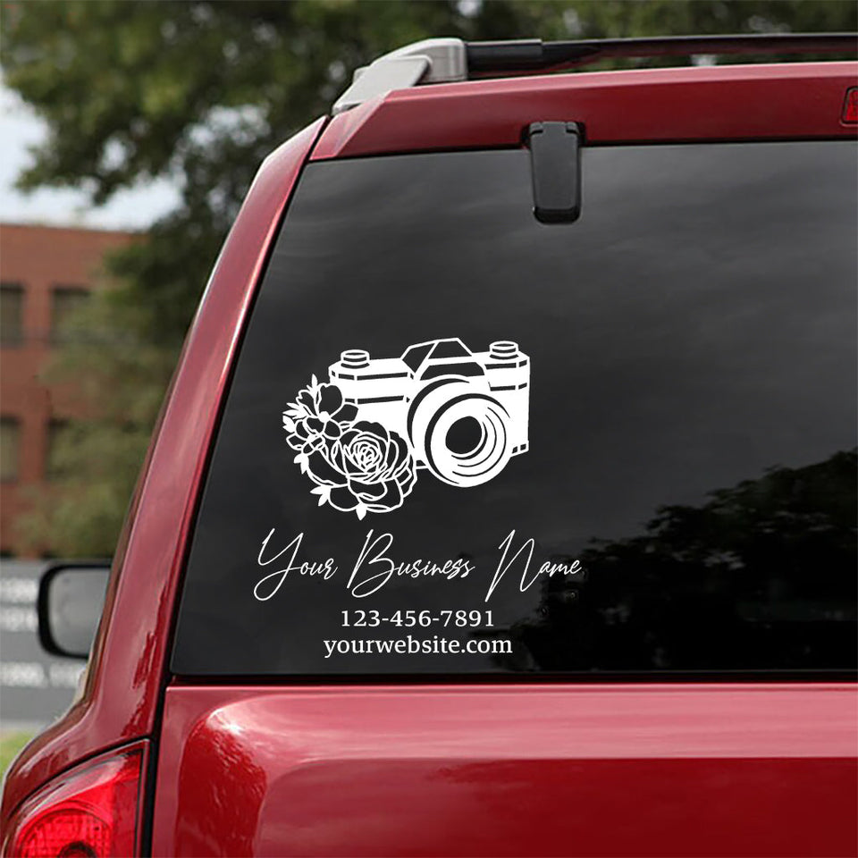 Photo Studio - Personalized Photography Decal Full