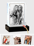 Custom Photo - Personalized granddaughter Laser Engraving 3D Cuboid Shaped Crystal Lamp