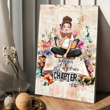 Just One More Chapter - Personalized Book Canvas And Poster