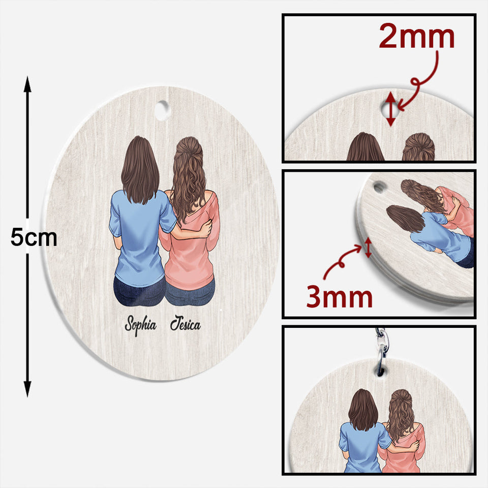 Work Bestie - Personalized Colleague Keychain