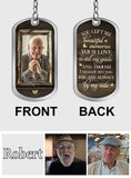 You're Always By My Side - Personalized Memorial Stainless Steel Keychain