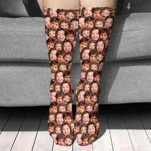 Love You Dad - Gift for dad, grandma, grandpa, mom, uncle, aunt, brother, sister, son, daughter, granddaughter, grandson, husband, wife, boyfriend, girlfriend - Personalized Socks