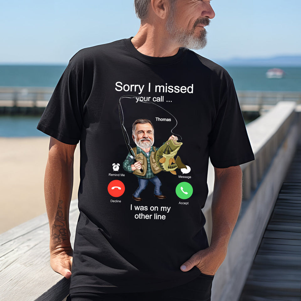 Photo Inserted Funny Fishing Keeping It Reel - Personalized Fishing T-shirt And Hoodie
