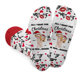 I Love You - Personalized Couple Socks
