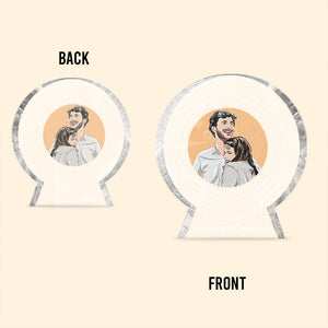 Our Favorite Song - Personalized Couple Custom Shaped Acrylic Plaque