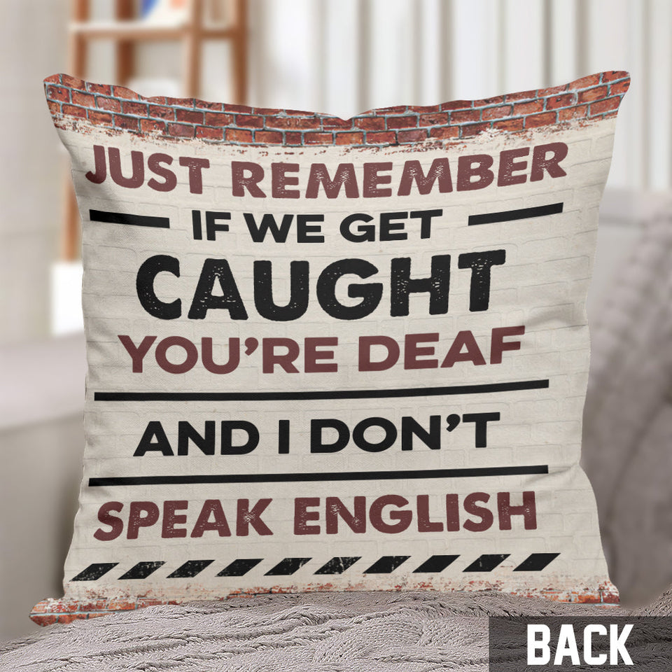 Partners In Crime - Personalized Bestie Throw Pillow