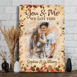 Watercolor Couple - Personalized Couple Canvas And Poster