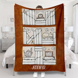 Four Seasons Reading Tracker - Personalized Book Blanket