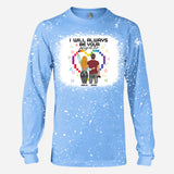I Will Always Be Your Player Two - Personalized Video Game Bleached T-Shirt
