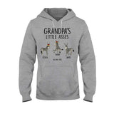 Little Asses - Gift for dad, grandpa, mom, uncle, aunt, grandma - Personalized T-shirt And Hoodie