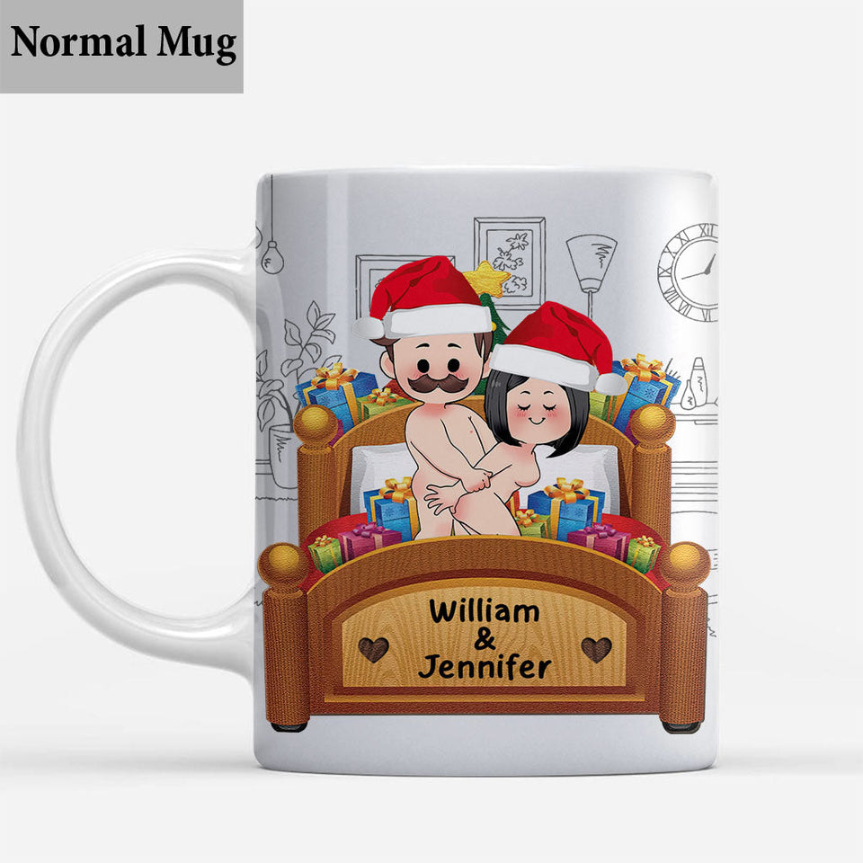 Let's Be Naughty - Personalized Couple Mug