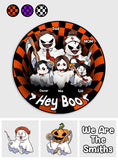 Happy Halloween - Personalized Family Shaped Doormat