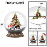 Together Since - Personalized Couple Transparent Ornament