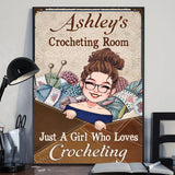 My Knitting Room - Personalized Knitting Canvas And Poster
