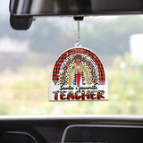 Santa's Favorite Teacher - Personalized Teacher Car Ornament