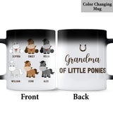 Daddy's Little Ponies - Horse gift for dad,grandpa, husband, him - Personalized Mug