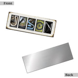 Motorcycle Name Art Metal Sign - Personalized Biker Cut Metal Sign