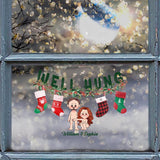 Well Hung - Personalized Couple Decal Die Cut