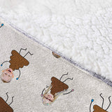 Grandma's Little Cuties - Gift for grandma, mom, dad, grandpa - Personalized Blanket Hoodie