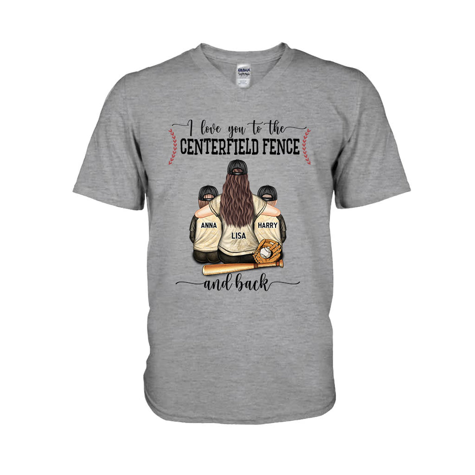 My Heart Is On That Field - Personalized Baseball T-shirt And Hoodie