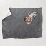 Love Sports - Personalized Volleyball Blanket