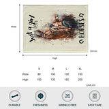 Just A Girl Who Loves Horses - Personalized Horse Blanket