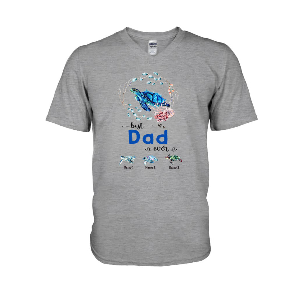 Best Nana Ever - Turtle gift for grandma, grandpa, mom, dad, uncle, aunt - Personalized T-shirt And Hoodie