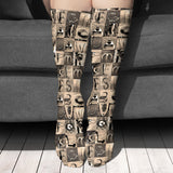 Vintage Fishing Alphabet - Personalized Fishing Socks