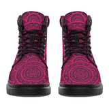 Breast Cancer Awareness Mandala Breast Cancer Awareness All Season Boots 0622