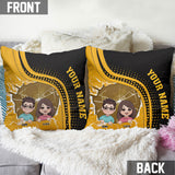Best Dad Ever - Personalized Father Throw Pillow