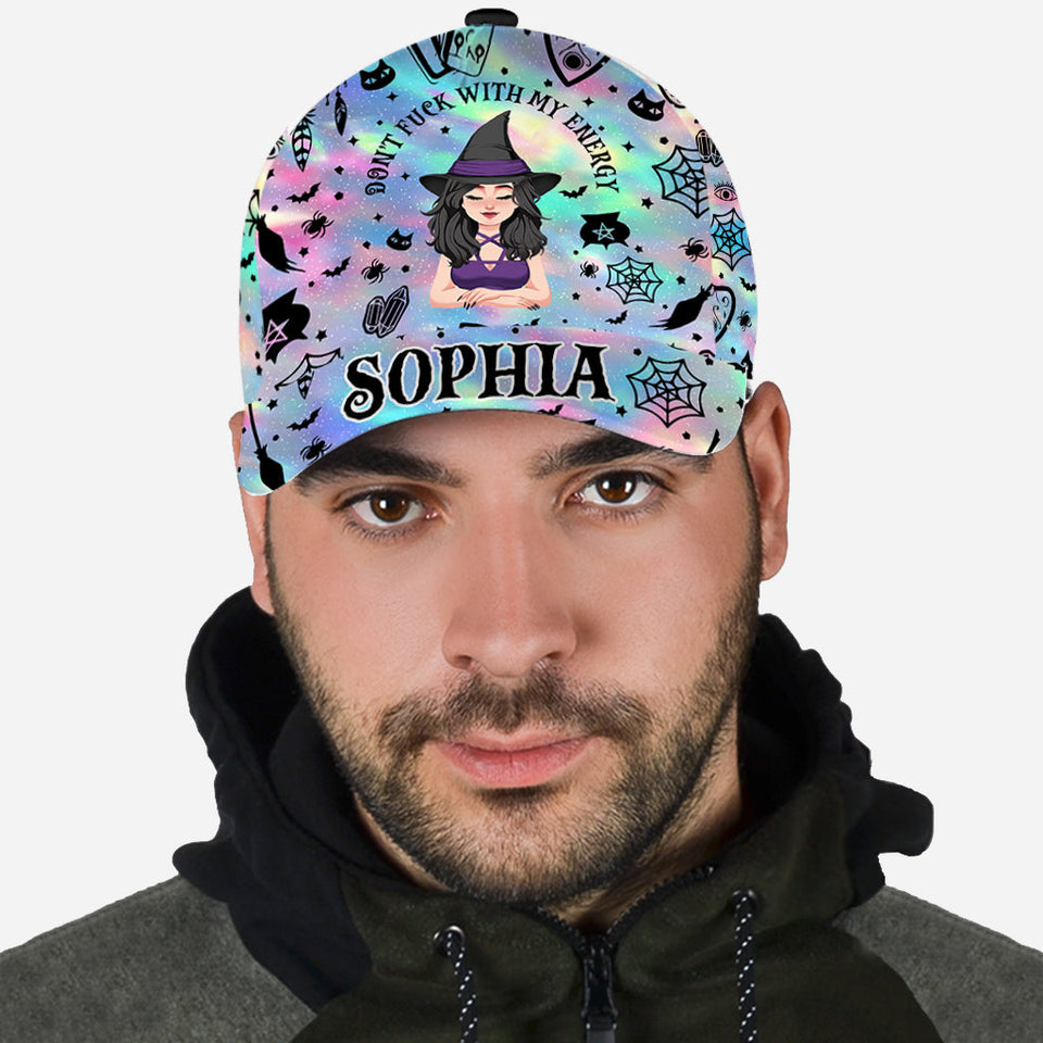 Don't F With My Energy - Personalized Witch Classic Cap