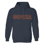 Custom Name - Personalized Sibling Embroidered Hoodie